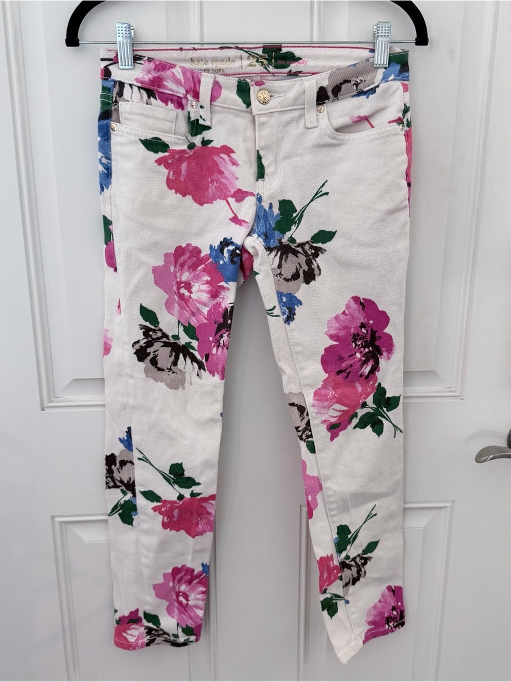 Kate Spade Broome Street Jeans 25 | Floral Cropped